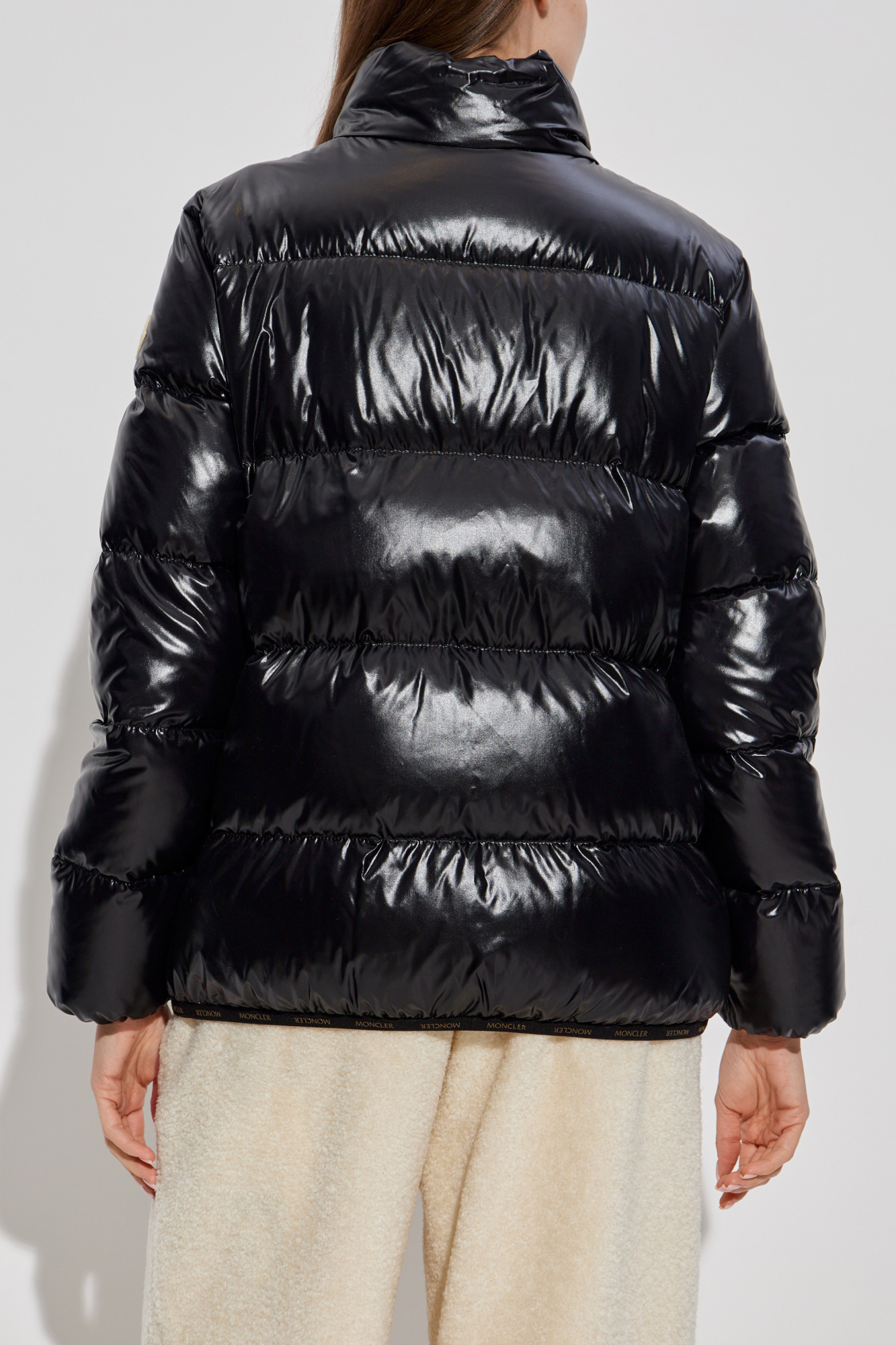 国内発送★MONCLER★ロゴ Abbadia ダウンジャケット Moncler Abbadia Puffer Jacket | Black | FARFETCH